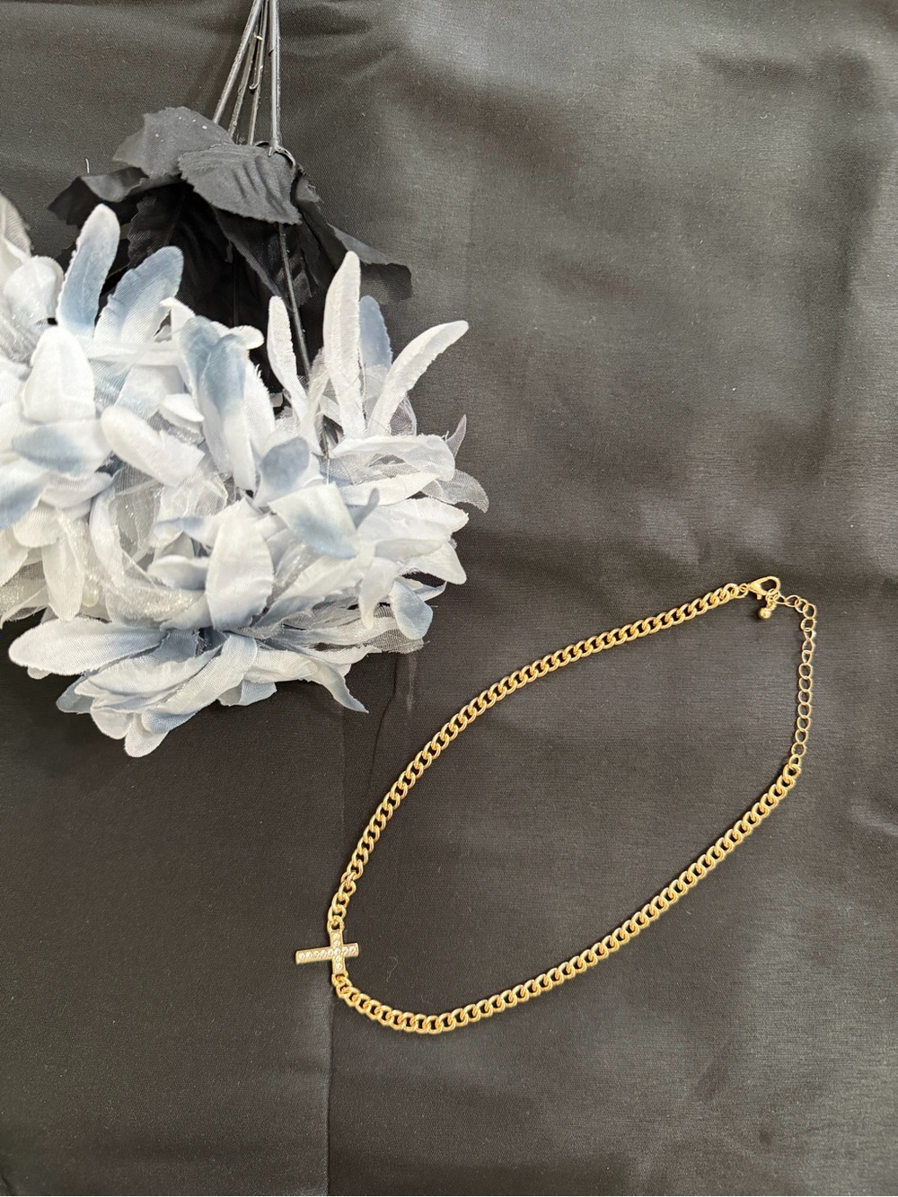 Gold Cross Chain Necklace - Women Jewelry